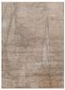 entropy beige and brown wool and bamboo silk hand knotted Rug - HeadShot