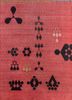 red and orange red and orange wool and bamboo silk hand knotted Rug
