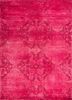 lacuna pink and purple wool and bamboo silk hand knotted Rug - HeadShot lacuna pink and purple wool and bamboo silk hand knotted Rug - HeadShot
