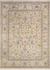  ivory afghan wool hand knotted Rug