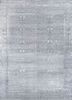 erbe blue wool hand knotted Rug - HeadShot