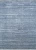 manifest grey and black wool hand knotted Rug - HeadShot