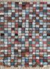 zuri multi afghan wool hand knotted Rug - HeadShot