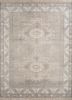 erbe grey and black wool hand knotted Rug - HeadShot