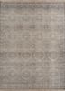 savana grey and black wool hand knotted Rug - HeadShot