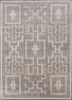 thyme grey and black wool hand knotted Rug - HeadShot thyme grey and black wool hand knotted Rug - HeadShot