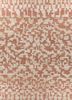 red and orange red and orange wool hand knotted Rug