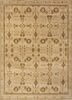  gold wool hand knotted Rug