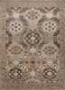 beige and brown wool hand knotted Rug