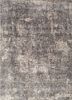 grey and black grey and black wool hand knotted Rug