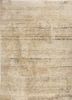 ivory ivory wool hand knotted Rug