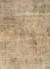  beige and brown wool hand knotted Rug
