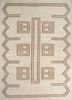 thyme ivory wool hand knotted Rug - HeadShot