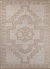 thyme beige and brown wool hand knotted Rug - HeadShot thyme beige and brown wool hand knotted Rug - HeadShot