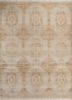 thyme beige and brown wool hand knotted Rug - HeadShot thyme beige and brown wool hand knotted Rug - HeadShot