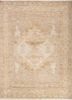 ivory ivory wool hand knotted Rug