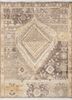 beige and brown beige and brown wool hand knotted Rug