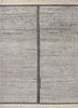 manifest grey and black wool hand knotted Rug - HeadShot