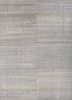 manifest grey and black wool hand knotted Rug - HeadShot