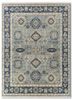 erbe blue wool hand knotted Rug - HeadShot erbe blue wool hand knotted Rug - HeadShot