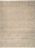 erbe beige and brown wool hand knotted Rug - HeadShot
