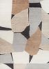 zuri blue wool hand knotted Rug - HeadShot