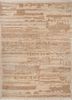 blythe beige and brown wool hand knotted Rug - HeadShot