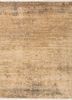 beige and brown beige and brown wool hand knotted Rug