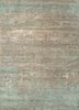 grey and black wool hand knotted Rug