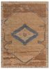  red and orange wool hand knotted Rug