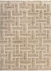 manifest beige and brown wool hand knotted Rug - HeadShot