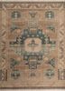 thyme beige and brown wool hand knotted Rug - HeadShot thyme beige and brown wool hand knotted Rug - HeadShot