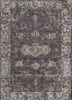 someplace in time grey and black afghan wool hand knotted Rug - HeadShot someplace in time grey and black afghan wool hand knotted Rug - HeadShot