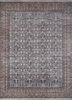 viscaya blue wool hand knotted Rug - HeadShot
