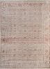 viscaya beige and brown afghan wool hand knotted Rug - HeadShot