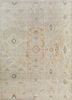 erbe beige and brown wool hand knotted Rug - HeadShot