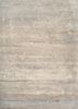 ivory ivory wool and silk hand knotted Rug