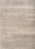 ivory ivory wool and silk hand knotted Rug