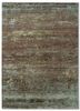 ivory ivory wool and silk hand knotted Rug