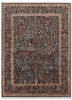  grey and black wool and silk hand knotted Rug