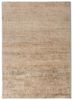 beige and brown beige and brown wool and silk hand knotted Rug