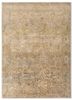 aurora blue wool and silk hand knotted Rug - HeadShot aurora blue wool and silk hand knotted Rug - HeadShot