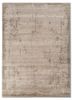 entropy ivory wool and silk hand knotted Rug - HeadShot