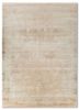 beige and brown beige and brown wool and silk hand knotted Rug