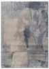 blue blue wool and silk hand knotted Rug
