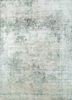 far east ivory wool and silk hand knotted Rug - HeadShot