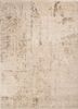 ivory ivory wool and silk hand knotted Rug
