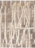 ivory ivory wool and silk hand knotted Rug