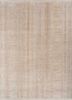 ivory ivory wool and silk hand knotted Rug