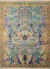 aurora ivory wool and silk hand knotted Rug - HeadShot aurora ivory wool and silk hand knotted Rug - HeadShot